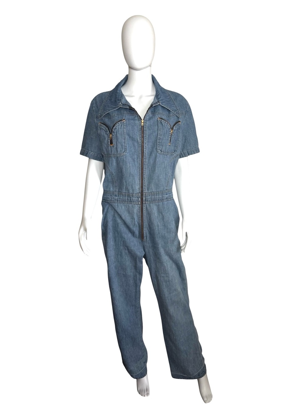 Vintage 1980’s Sears DenimWomen's Jumpsuit- M